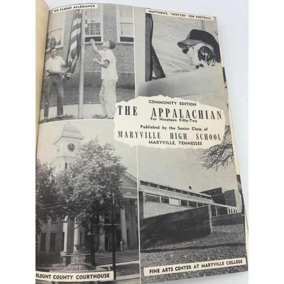 1952 Appalachian Yearbook Maryville High School Rebels Vintage Tennessee - Picture 3 of 10
